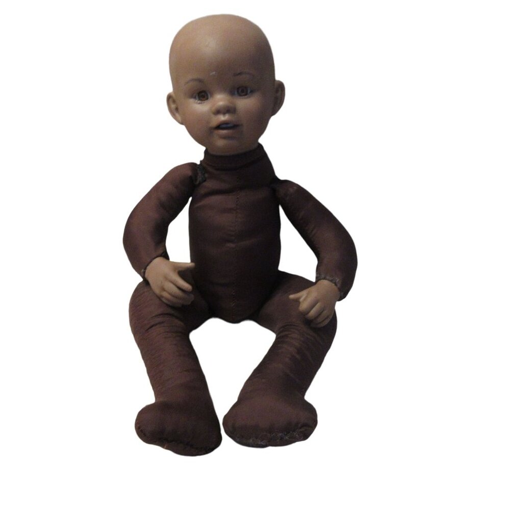 Boots Tyner Doll African American Black Boy 15" Long - VTG 1993
